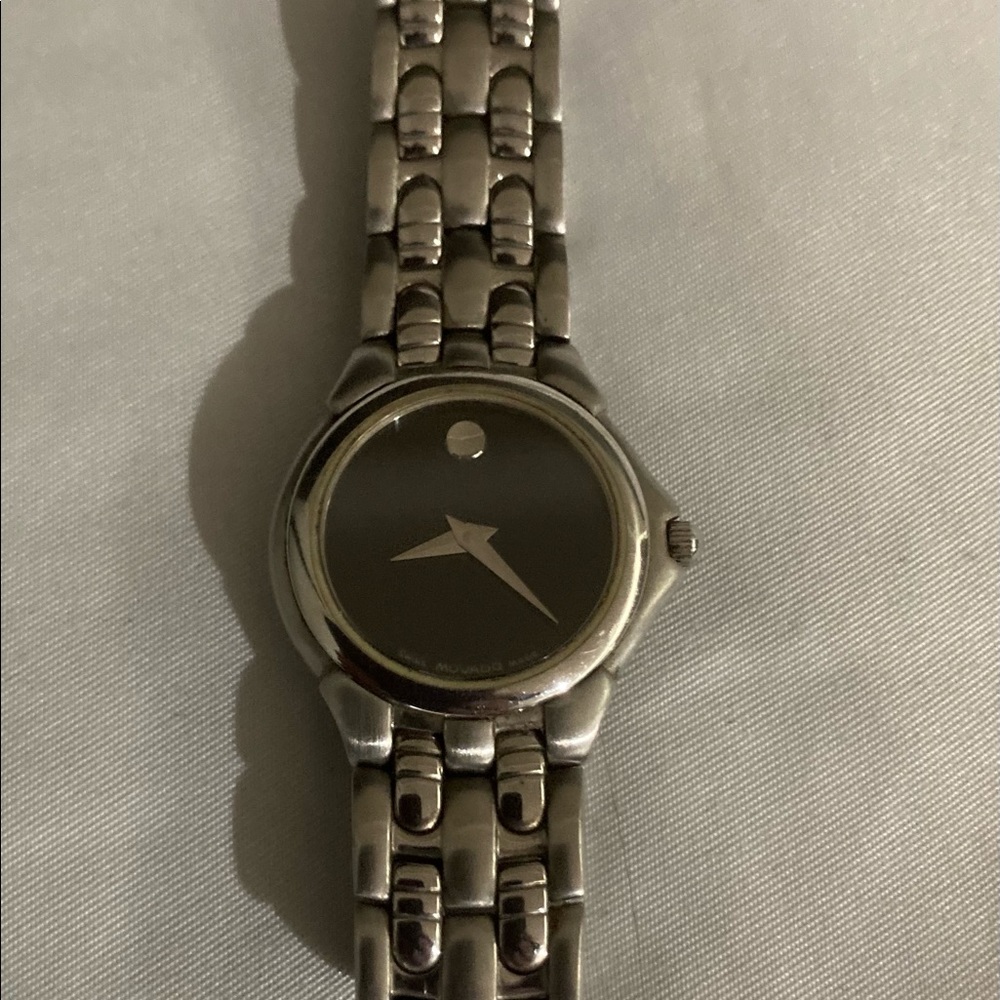 Movado museum stainless steel ladies watch